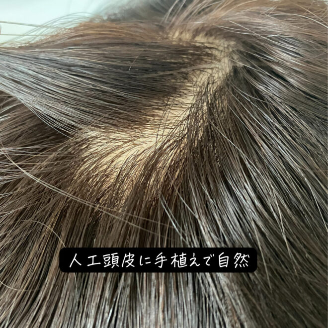ウィッグ　人工頭皮
