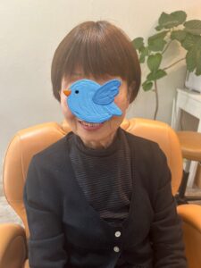 ウィッグを被った女性